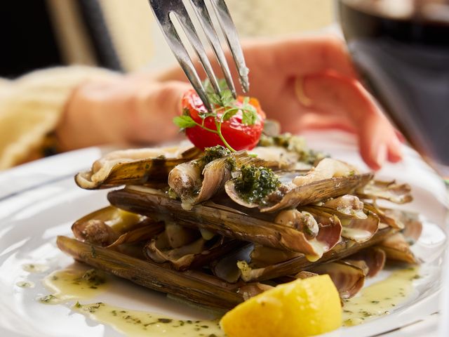 Brasserie Vaudeville Couteaux en persillade